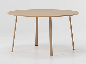Table de jardin ronde en aluminium KETTAL Village usine KETTAL de l'Italie