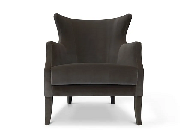 Fauteuil en velours avec accoudoirs BRABBU Dukono II usine BRABBU de l'Italie. Foto №1