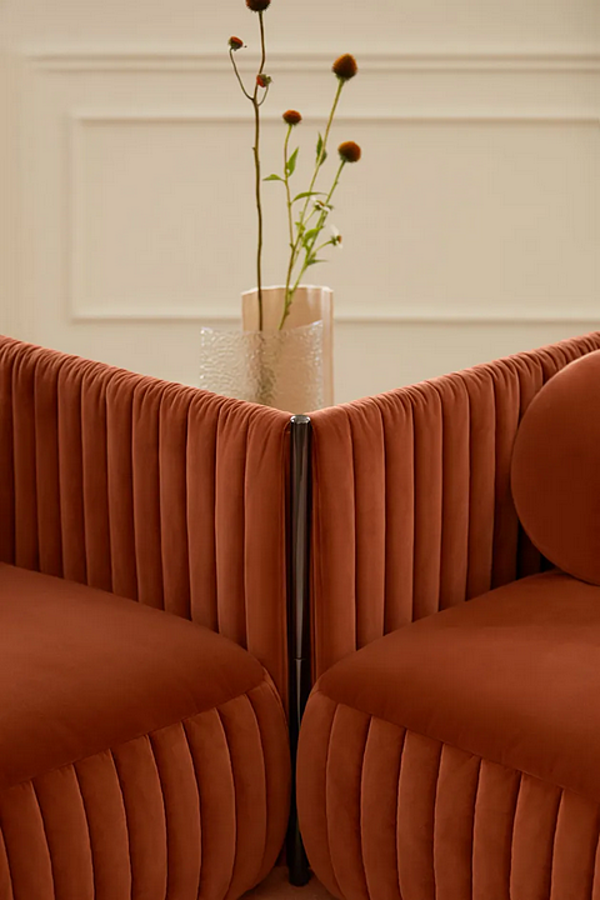 Canapé d'angle avec housse amovible Saba Metis usine SABA de l'Italie. Foto №5