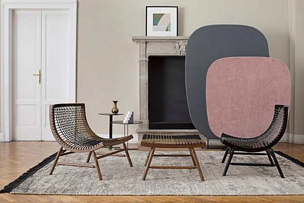 Fauteuil en bois massif Sitar Saba usine SABA de l'Italie. Foto №5