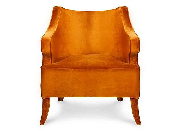 Fauteuil en velours avec accoudoirs Java BRABBU usine BRABBU de l'Italie. Foto №2