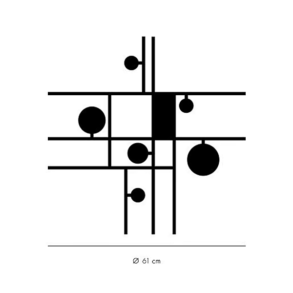 Applique et plafonnier en verre MANIFESTO AXOLIGHT usine Axolight de l'Italie. Foto №19