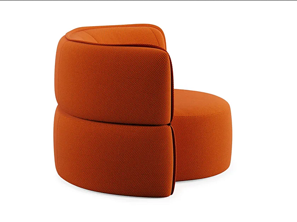 Fauteuil de jardin rembourré en tissu avec accoudoirs Liu Jo Living Collection Soft Island SFO usine Liu Jo Living Collection de l'Italie. Foto №3