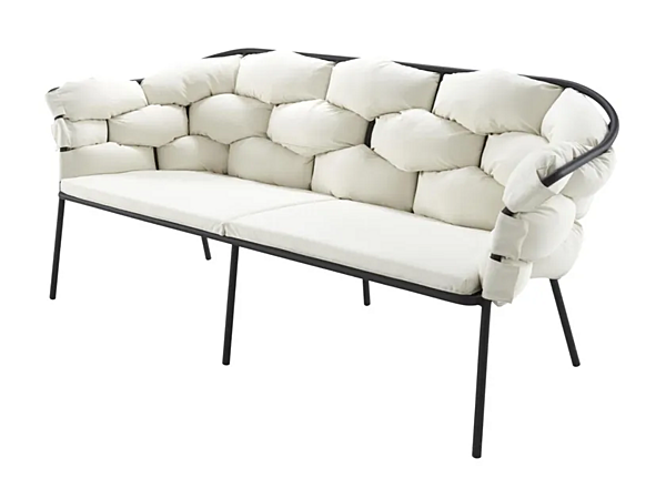 Canapé de jardin 2 places en tissu LIGNE ROSET Serpentine 10262096-10262097 usine LIGNE ROSET de l'Italie. Foto №2