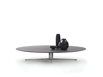 Table basse ovale en bois FLEXFORM Fly usine FLEXFORM de l'Italie