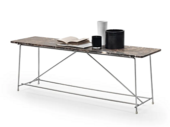 Table console rectangulaire en marbre FLEXFORM collection Any Day usine FLEXFORM de l'Italie