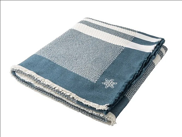Plaid en laine rayé GIORGETTI GA426G usine GIORGETTI de l'Italie. Foto №1