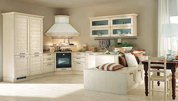Cuisine en chêne avec poignées Claudia LUBE CUCINE usine LUBE CUCINE de l'Italie. Foto №3