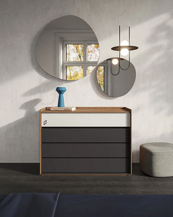 Miroir mural rond Caillou Liu Jo Living Collection CMB SP1/SP2/SP3 usine Liu Jo Living Collection de l'Italie. Foto №9