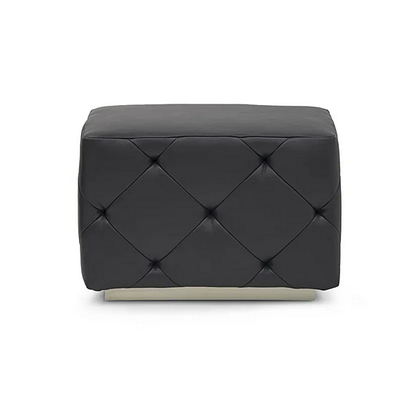Pouf rectangulaire en cuir capitonné FORMITALIA Overseas usine FORMITALIA de l'Italie. Foto №3