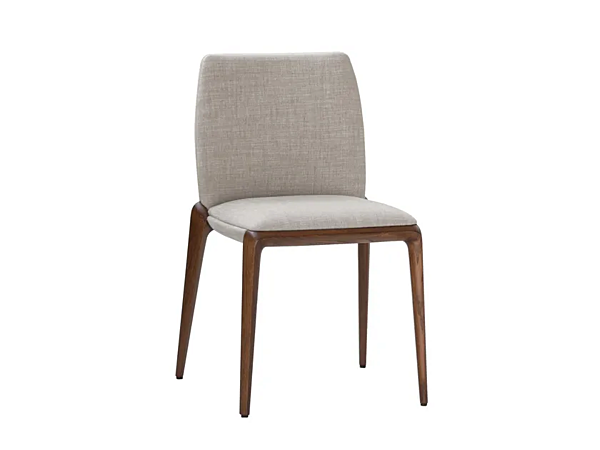 Chaise en tissu rembourré Hiru 947 Potocco 947 usine POTOCCO de l'Italie. Foto №1