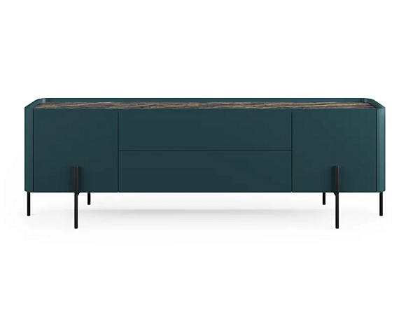 Buffet en bois multicouche avec tiroirs Liu Jo Living Collection Caillou CMB usine Liu Jo Living Collection de l'Italie. Foto №1