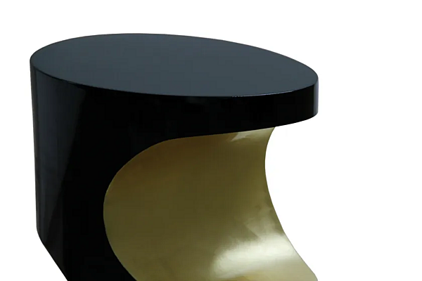 Table basse ovale en faux marbre Bryce II BRABBU usine BRABBU de l'Italie. Foto №4