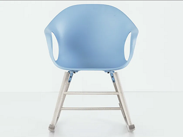 Chaise à bascule en polyuréthane avec accoudoirs Elephant Rocking Kristalia usine Kristalia de l'Italie. Foto №2
