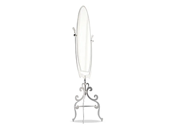 Miroir debout inclinable en verre CORTEZARI collection Ester usine CORTE ZARI de l'Italie