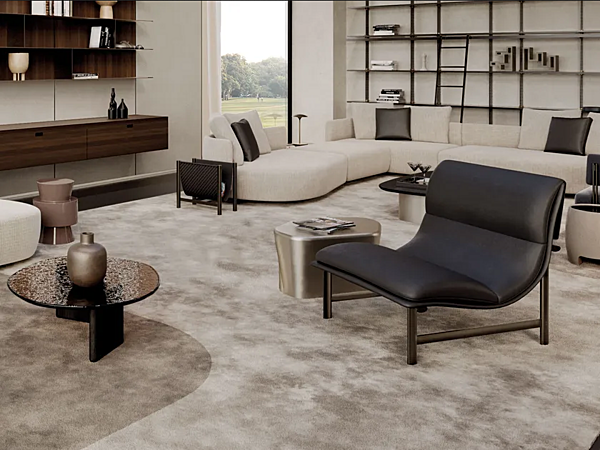 Fauteuil rembourré en tissu Baltimora MisuraEmme usine MisuraEmme de l'Italie. Foto №8