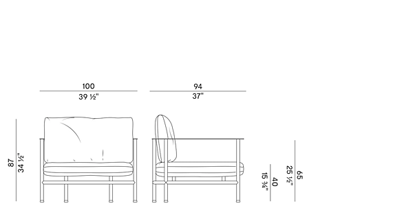 Fauteuil en cuir avec accoudoirs Elodie 908 PL Potocco 908/PL usine POTOCCO de l'Italie. Foto №4