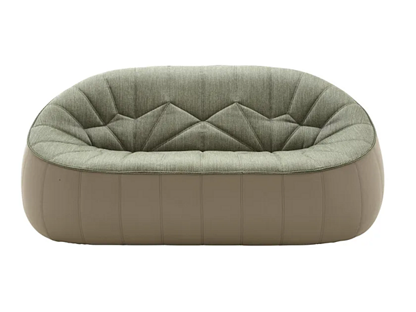 Canapé de jardin 2 places en tissu avec pouf LIGNE ROSET 18221405-18221505 usine LIGNE ROSET de l'Italie. Foto №1