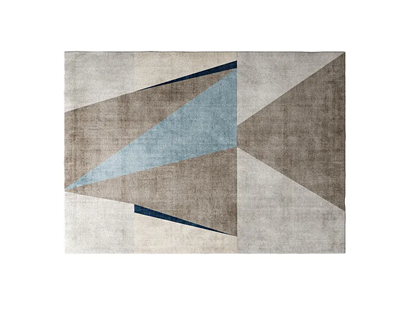 Tapis rectangulaire en tissu avec motifs géométriques Amal CPRN HOMOOD usine CPRN HOMOOD de l'Italie. Foto №1