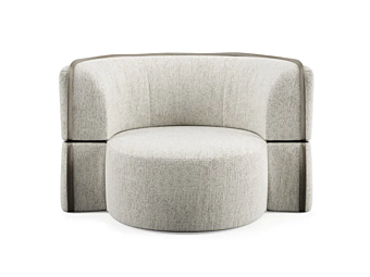 Fauteuil en tissu rembourré avec accoudoirs Soft Island Liu Jo Living Collection SFS