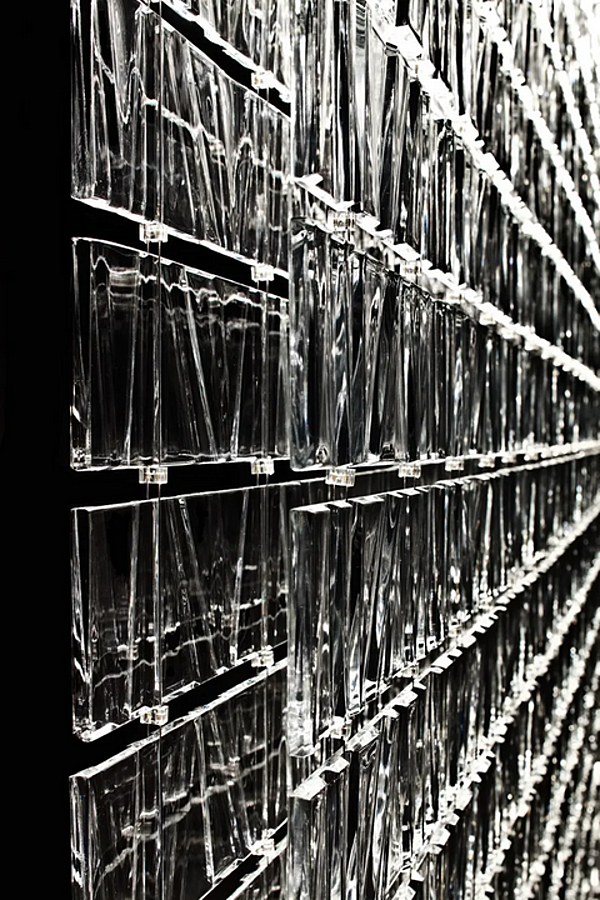 Suspension en tant que séparateur de pièce en matériau Fabbian Tile usine Fabbian de l'Italie. Foto №19