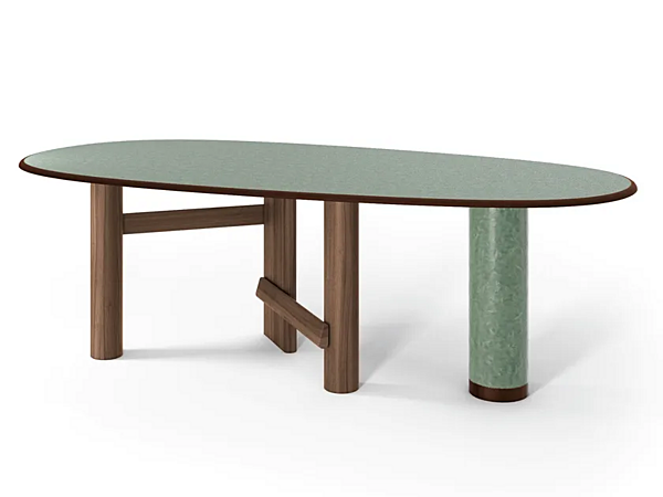 Table en bois et marbre Sengu CASSINA usine CASSINA de l'Italie. Foto №4