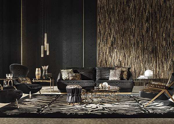 Canapé ROBERTO CAVALLI INANDA usine ROBERTO CAVALLI de l'Italie. Foto №4