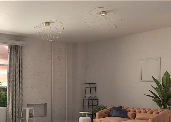 Plafonnier LED en matériau de qualité AXOLIGHT HOOPS PL HOOPS 2, PL HOOPS 3 usine Axolight de l'Italie. Foto №4