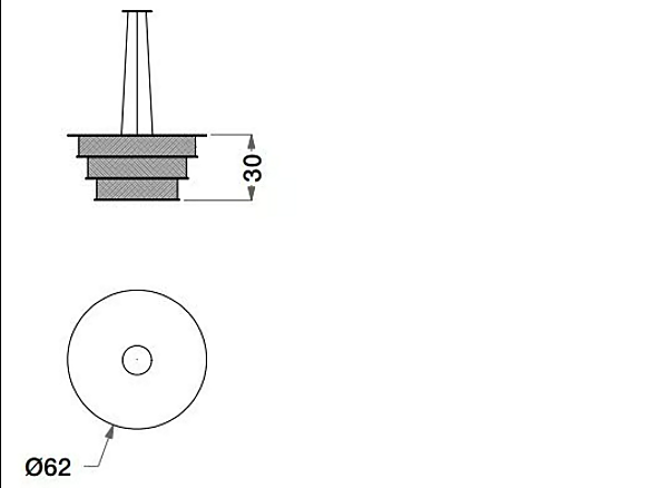 Lampe suspendue extérieure en bois et métal CPRN HOMOOD OD1054, OD1055 usine CPRN HOMOOD de l'Italie. Foto №4