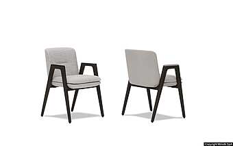 Chaise Minotti Lance Chaise Minotti Lance usine Minotti de l'Italie