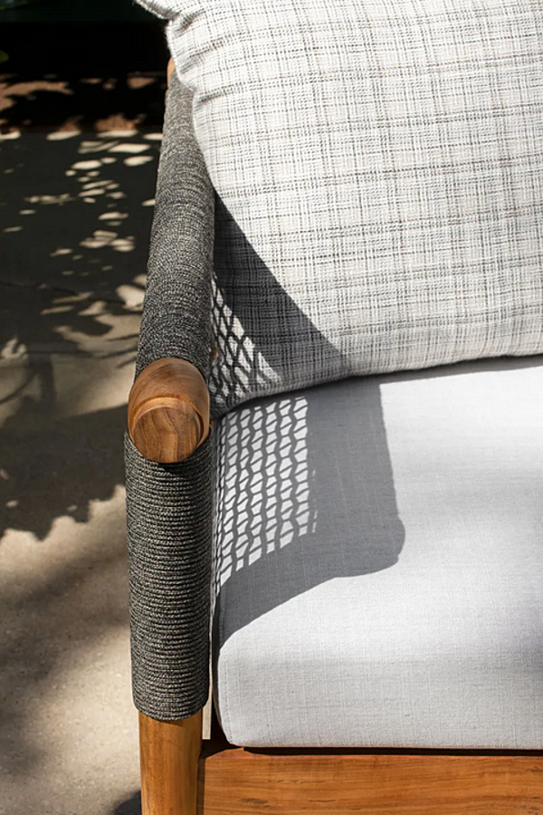 Fauteuil de jardin en tissu avec accoudoirs Atmosphera Lodge LG.PL usine ATMOSPHERA de l'Italie. Foto №5