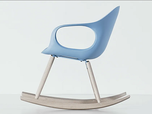 Chaise à bascule en polyuréthane avec accoudoirs Elephant Rocking Kristalia usine Kristalia de l'Italie. Foto №1