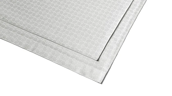 Ensemble de literie en satin jacquard uni CASSINA Frame Rood usine CASSINA de l'Italie. Foto №3