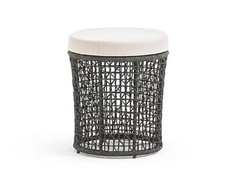 Tabouret de jardin en aluminium laqué Varaschin Emma 23653