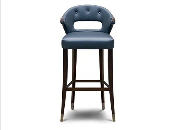 Tabouret rembourré haut avec dossier BRABBU Nanook usine BRABBU de l'Italie. Foto №1