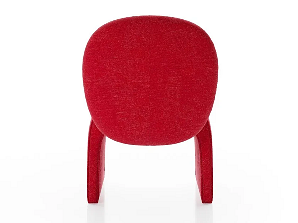 Chaise invitée en tissu rembourré sur base traîneau Liu Jo Living Collection GUS SED usine Liu Jo Living Collection de l'Italie. Foto №4
