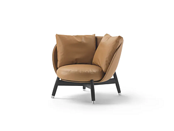Fauteuil d'angle en cuir FLEXFORM Eri