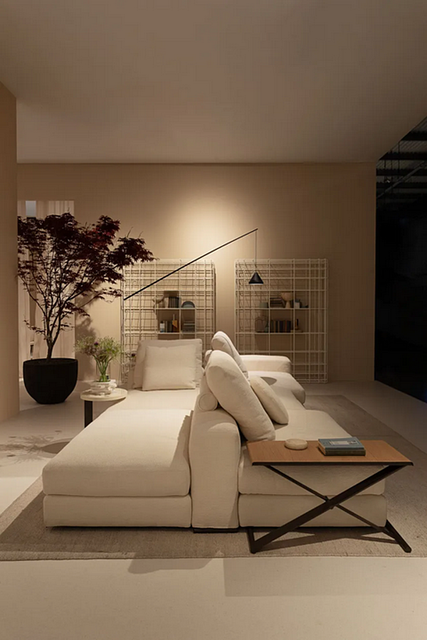 Canapé d'angle en tissu Ananta Saba usine SABA de l'Italie. Foto №5