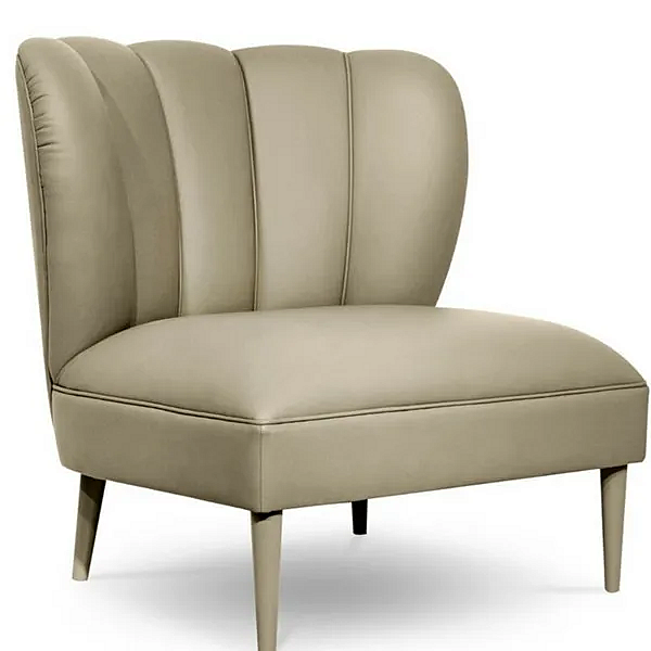 Fauteuil en cuir rembourré DALYAN BRABBU usine BRABBU de l'Italie. Foto №4