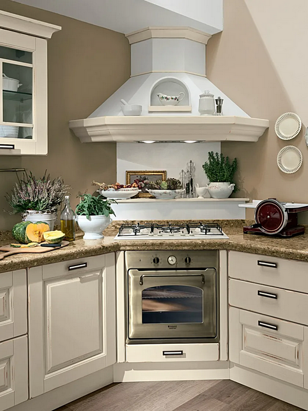 Cuisine en bois avec poignées Laura LUBE CUCINE 06 usine LUBE CUCINE de l'Italie. Foto №8