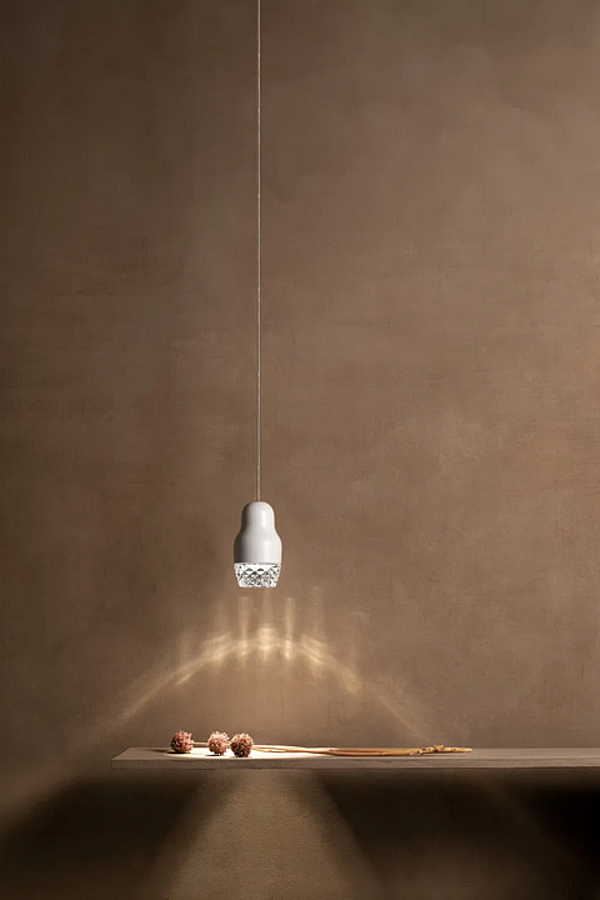 Suspension en verre et aluminium Fedora AXOLIGHT usine Axolight de l'Italie. Foto №2