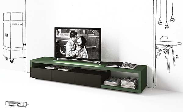 Meuble sous TV Minotti Dolce usine Minotti de l'Italie. Foto №2