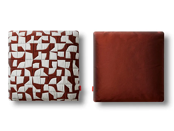 Coussin géométrique en tissu avec cadre mosaïque CASSINA usine CASSINA de l'Italie. Foto №5
