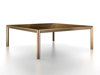 Table basse carrée en cristal Grandangolo F.lli Orsenigo