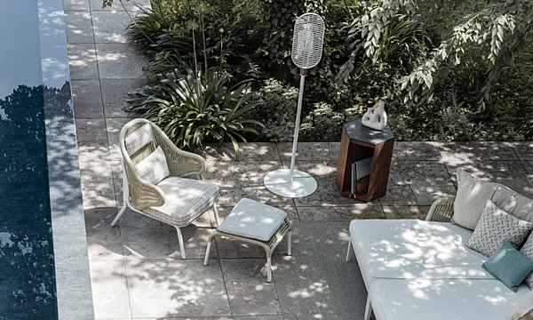 Fauteuil de jardin en corde et tissu avec accoudoirs Atmosphera Agave usine ATMOSPHERA de l'Italie. Foto №2