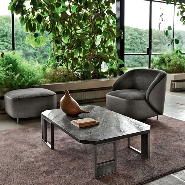 Fauteuil en tissu avec accoudoirs Pandi CORTEZARI 706 usine CORTE ZARI de l'Italie. Foto №5