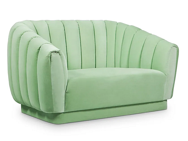 Fauteuil en velours avec accoudoirs Oreas BRABBU usine BRABBU de l'Italie. Foto №1