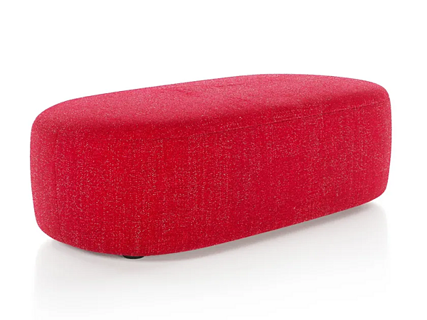 Pouf rectangulaire en tissu rembourré Liu Jo Living Collection usine Liu Jo Living Collection de l'Italie. Foto №1