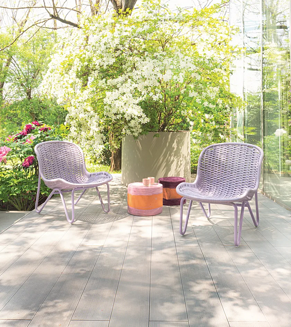 Fauteuil de jardin en corde PAOLA LENTI Jardin B179BA usine PAOLA LENTI de l'Italie. Foto №3