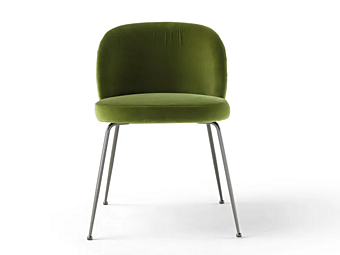 Chaise en cuir ou tissu avec pieds en métal Monnalisa AMURA AM099.332-BAM Chaise en cuir ou tissu avec pieds en métal Monnalisa AMURA AM099.332-BAM usine AMURA de l'Italie